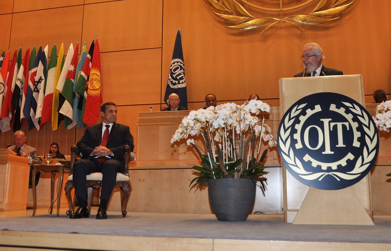 Presidente Ollanta Humala, participó en la Asamblea General de la Organización Internacional del Trabajo (OIT), en Ginebra, Suiza