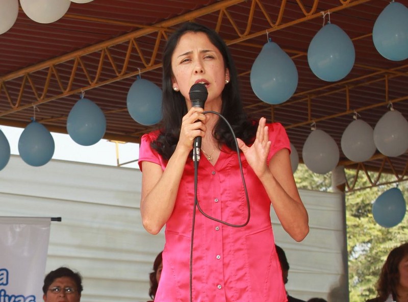 Primera Dama Nadine Heredia, participó en actividad de estrategia frente al acoso y agresión entre estudiantes en el colegio Nicolás Copérnico