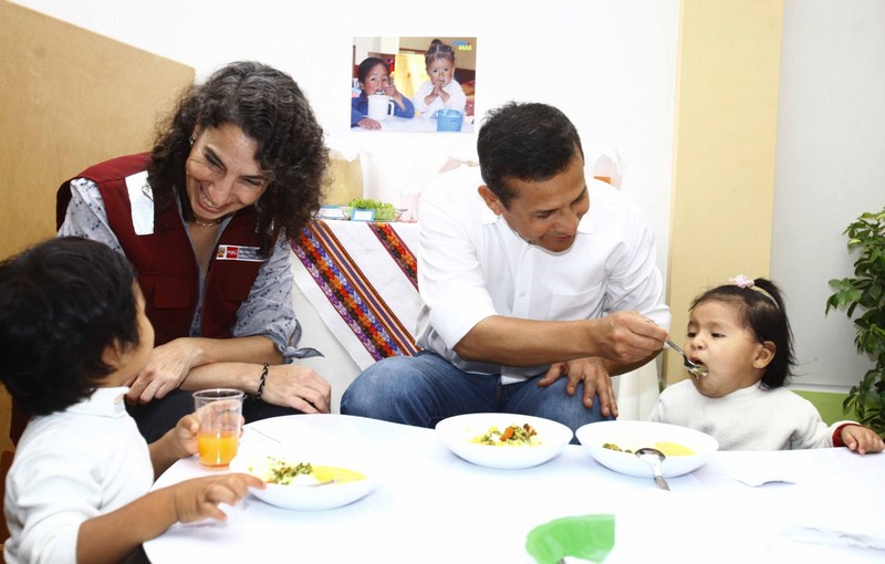 Presidente Ollanta Humala inauguro local Infantil Cuna Más 'Juan Pablo II'en el distrito de Carabayllo