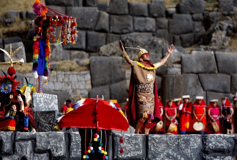 Ceremonia del Inti Raymi en Sacsayhuamán