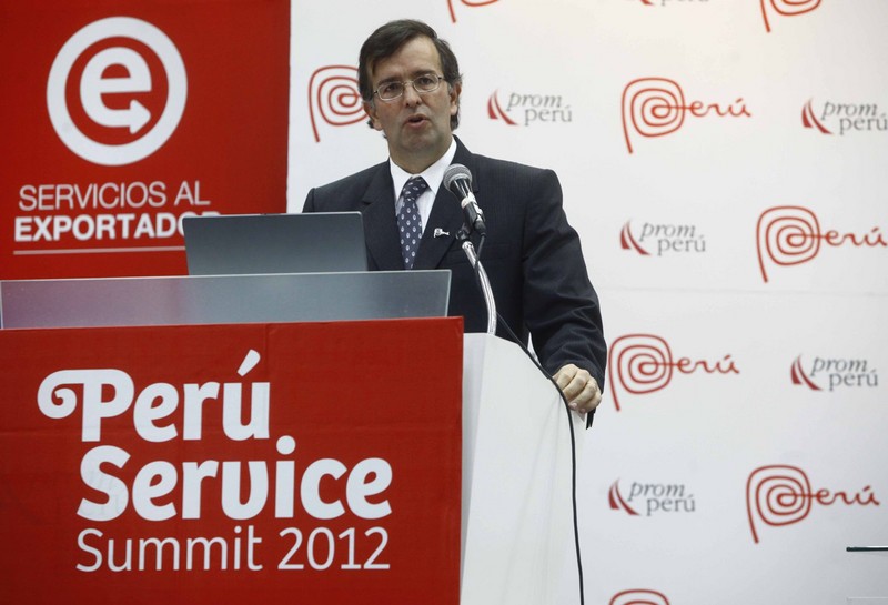 Ministro de Comercio Exterior y Turismo, José Luis Silva, inaugura Peru Service Summit 2012