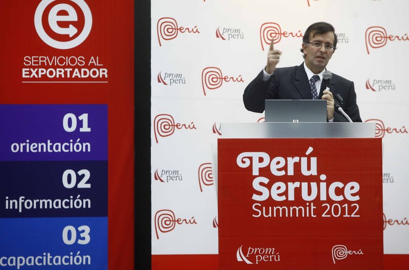 Ministro de Comercio Exterior y Turismo, José Luis Silva, inaugura Peru Service Summit 2012