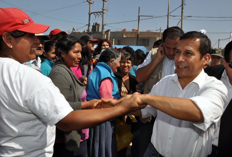 Presidente Ollanta Humala participó en la ceremonia de inauguración de pistas, veredas en San Martín de Porres
