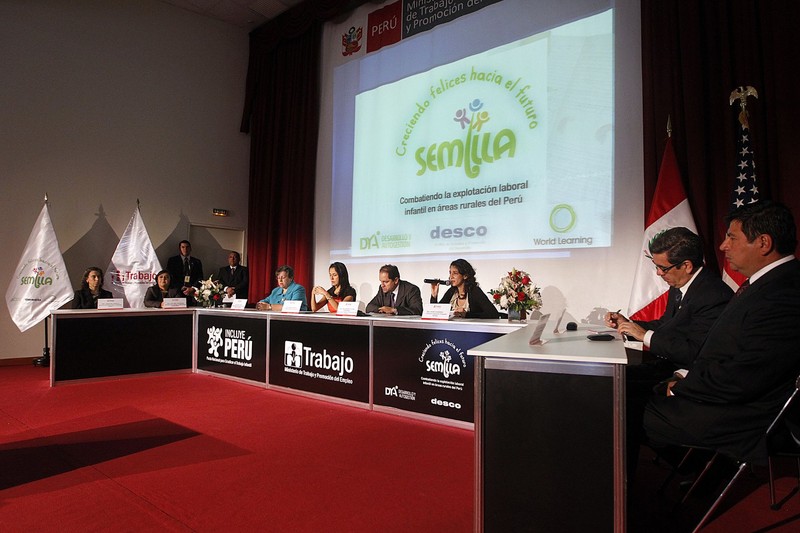 Primera Dama de la Nación, Nadine Heredia, participó en lanzamiento del Proyecto Piloto Semilla
