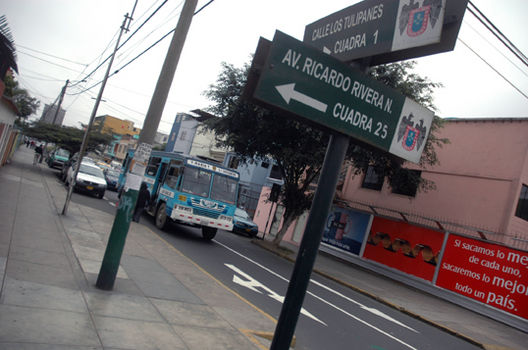 Calles del distrito de Lince