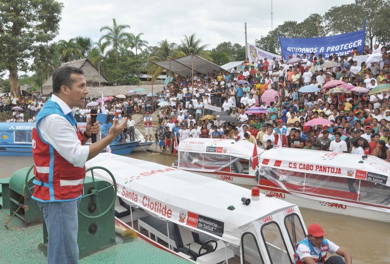 El jede de Estado inauguró posta medica en Putumayo