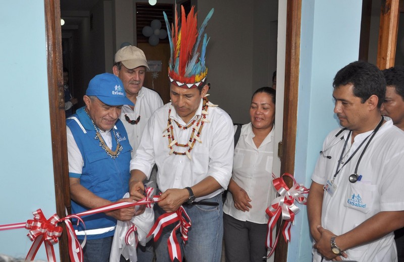 El jede de Estado inauguró posta medica en Putumayo