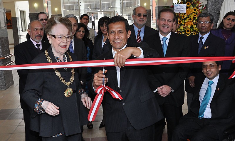 Ollanta Humala inauguró primera etapa de Instituto Nacional de Rehabilitación en Chorrillos