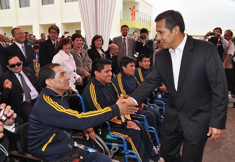 Ollanta Humala inauguró primera etapa de Instituto Nacional de Rehabilitación en Chorrillos