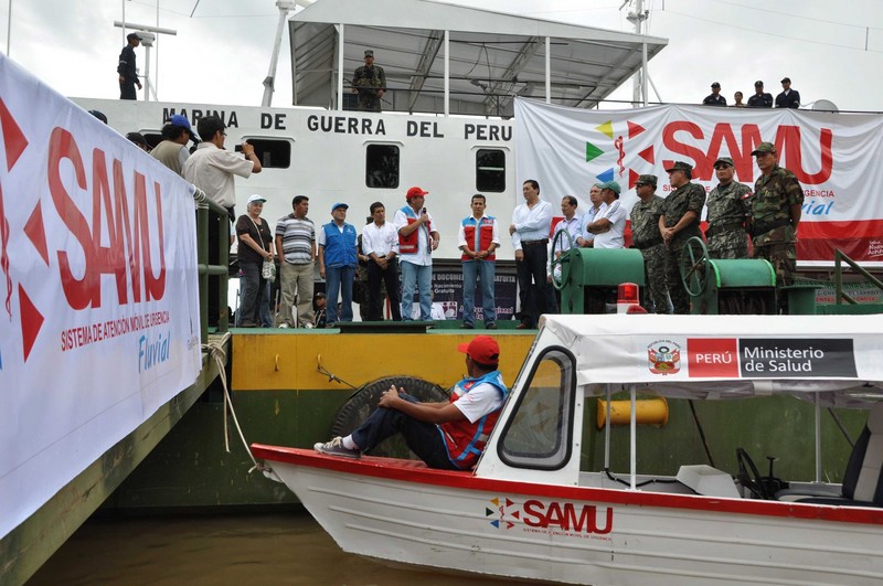 El presidente Ollanta Humala es bien recibido en Loreto