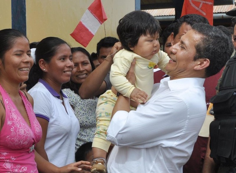 El presidente Ollanta Humala es bien recibido en Loreto