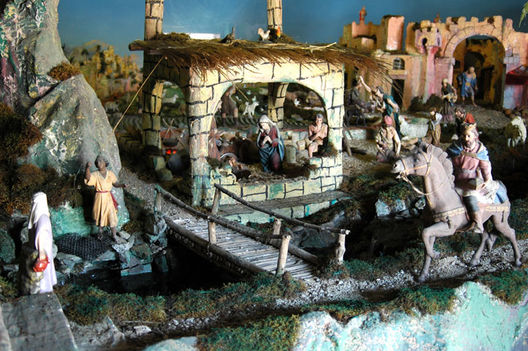 Exposición de los llamados Nacimientos de Navidad en la Clínica San Juan de Dios (Diciembre 2011)