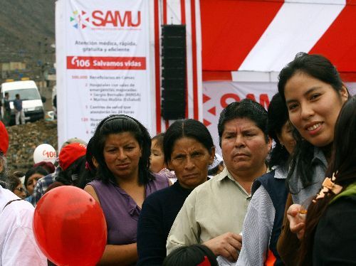 Presidente Ollanta Humala lanzó el SAMU (29 de noviembre de 2011)