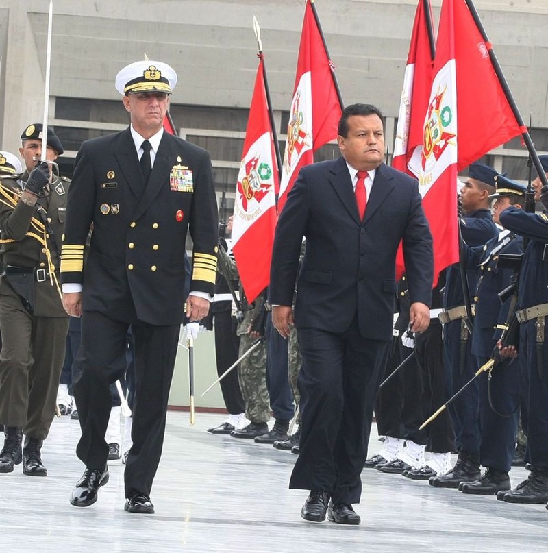 Ministro de Defensa, José Urquizo Maggia, dio la despedida al contingente de Cascos Azules que partirá a Haití