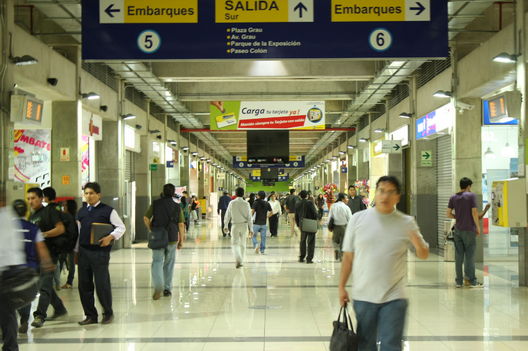 La Estación Central de Lima es la principal estación subterránea del Metropolitano