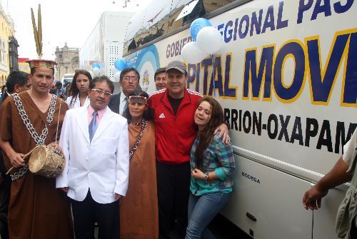Ministro de Salud Alberto Tejada, visito en el Hospital Arzobispo Loayza
