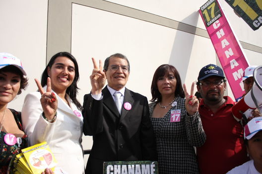 El Candidato al Decanato CAL 2012 con el numero 17, el Doctor  Raúl Chaname Orbe