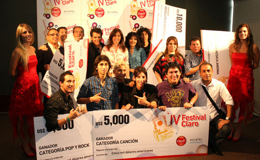 IV Festival Claro premia a sus afortunados  seis ganadores con un total de 40 mil dólares.