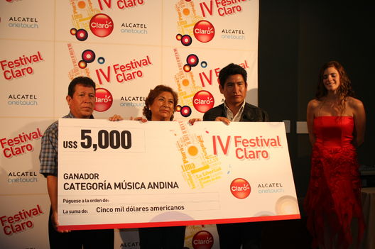 IV Festival Claro premia a sus afortunados  seis ganadores con un total de 40 mil dólares.