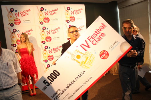IV Festival Claro premia a sus afortunados  seis ganadores con un total de 40 mil dólares.
