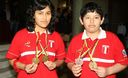 Jóvenes deportistas peruanos fueron premiados con medallas de Oro en las Olimpiadas Escolares en Colombia