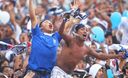 Vibrante partido entre los equipos Alianza Lima y Juan Aurich de Chiclayo, en el Estadio Matute.
