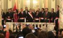 Imágenes del juramento en el Salón Dorado de Palacio de Gobierno del gabinete Valdés.