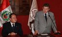 Ministro de Relaciones Exteriores, Rafael Roncagliolo y el Presidente de Sierra Exportadora, Alfonso Velásquez,firman Convenio de Colaboración Interinstitucional