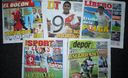 Vistas de portadas de los principales diarios deportivos del Lima.