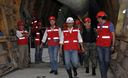 Presidente Ollanta Humala en ceremonia por la conclusión de la perforación del Túnel Transandino en Lambayeque.
