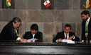 Presidente de la República, Ollanta Humala, en importante reunión con su homólogo boliviano Evo Morales, en la ciudad de Cusco.