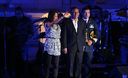 El presidente Ollanta Humala y la Primera Dama, Nadine Heredia, asisten a concierto de música peruana en Palacio de Gobierno