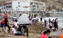 Limeños acudieron a la playa La Herradura en feriado de Navidad