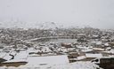 Una intensa nevada sorprendió a pobladores de cerro de Pasco