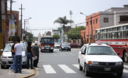 Imágenes de la transitada avenida Miguel Grau en Barranco