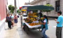 Imágenes de la transitada avenida Miguel Grau en Barranco