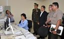 Jefe de Estado Ollanta Humala visitó a pacientes en hospitales de los institutos armados.