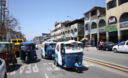 El tránsito en Villa El Salvador está marcado por la presencia de miles de moto taxistas circulando por la avenida Revolución.