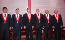 El magistrado Ernesto Álvarez Miranda juramentó como presidente del Tribunal Constitucional
