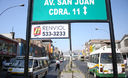 La cuadra once de la avenida San Juan de Miraflores es una de las más concurridas del distrito