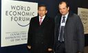 Ollanta Humala Tasso sostuvo encuentro con ejecutivos de empresas extranjeras interesadas en el Perú, en Davos, Suiza