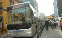 El Metropolitano es un sistema de transporte que funcionará con una base de buses rápidos de alta capacidad a gas natural.