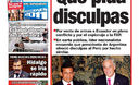 Portada de los diarios de Lima, 26 de noviembre de 2010