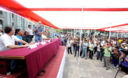 Presidente del Congreso, Daniel Abugattás Majluf, inauguró esta mañana el 'Campeonato Interbarrios 2012', en el que se jugará fulbito y voleibol.