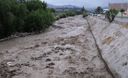 El río Moquegua aumenta su caudal cada día más debido a la intensa lluvias que se presentan en diversas zonas del país.