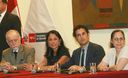 Nadine Heredia, participó en suscripción de convenio entre los ministerios de Cultura y Educación, junto a tenor Juan Diego Flórez