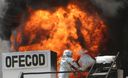 La Policía peruana incineró importante cantidad de toneladas de droga valoradas en el extranjero en 600 millones de dólares.