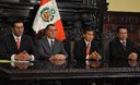 Presidente de la República, Ollanta Humala, anuncia la construcción de la Línea 2 del Metro de Lima, que unirá el Callao con el distrito de Ate.