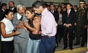 Ollanta Humala rinde homenaje póstumo al capitán del Ejército Peruano Germán Parra del Carpio, fallecido en ataque  narcoterrorista en la zona del VRAE.
