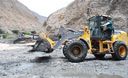 En Pallasca se ejecutan los trabajos necesarios en el sector Quiroz debido a la caída de un aluvión.